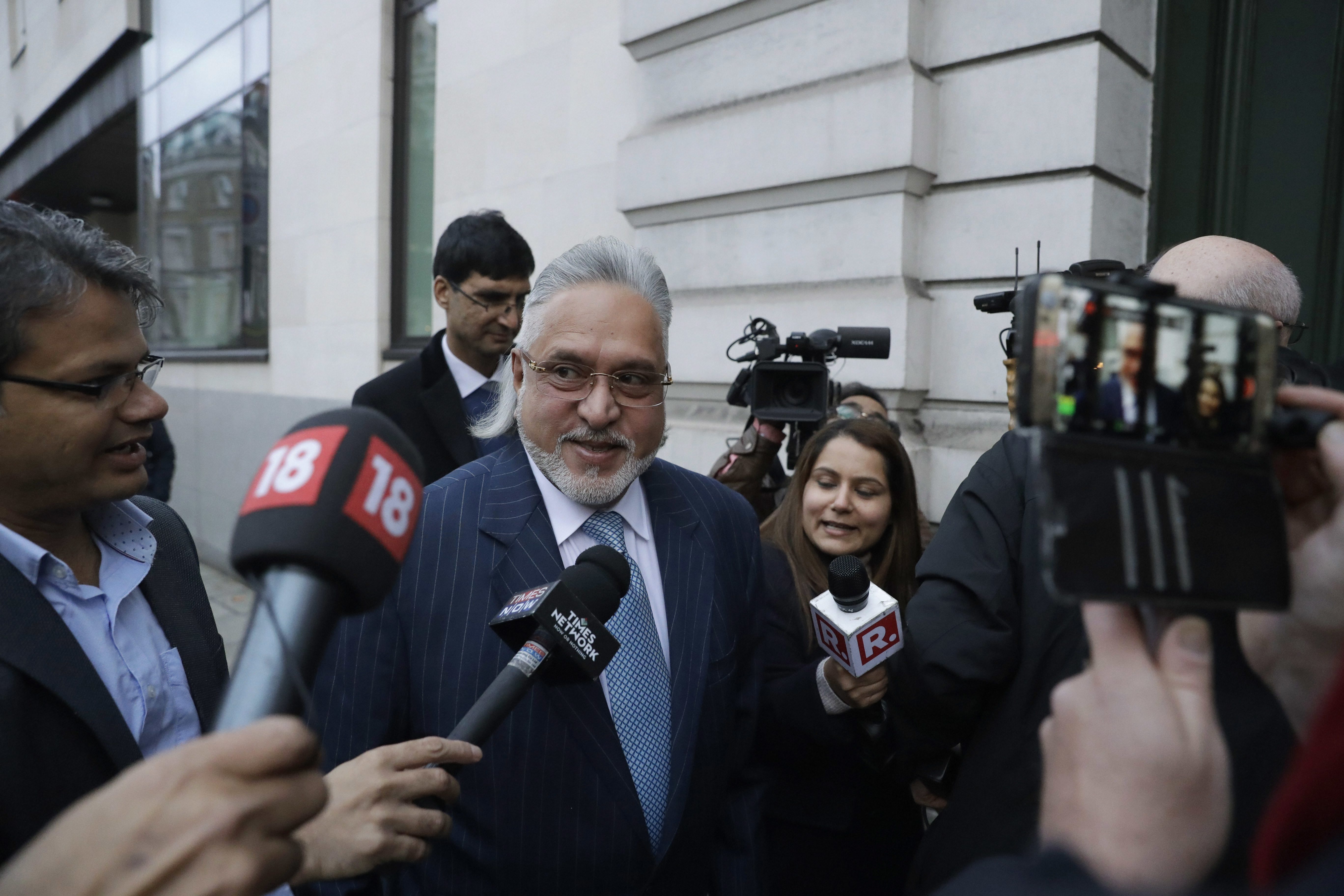 Vijay Mallya Arrives At U.K. Court For Extradition Trial